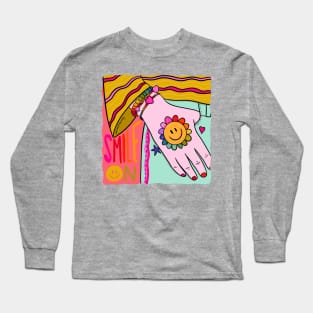 Smile On Long Sleeve T-Shirt